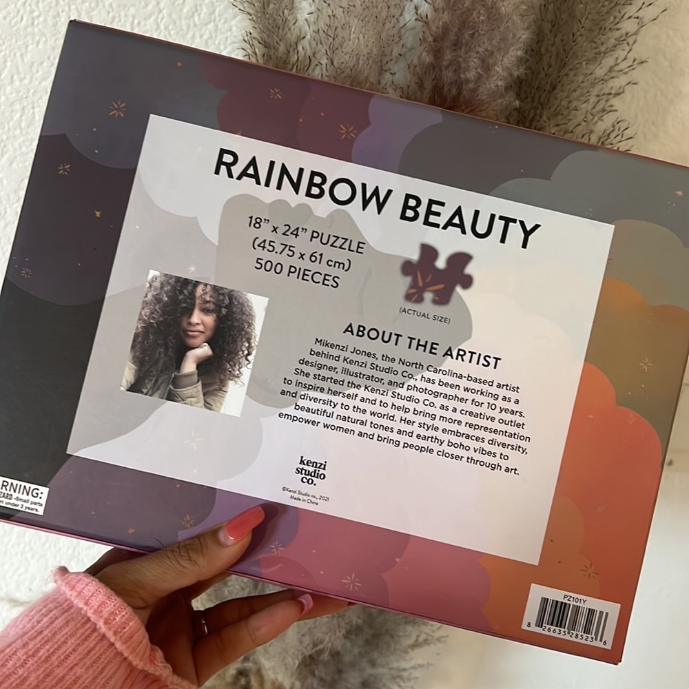 Rainbow beauty puzzle - Picture 4 of 4